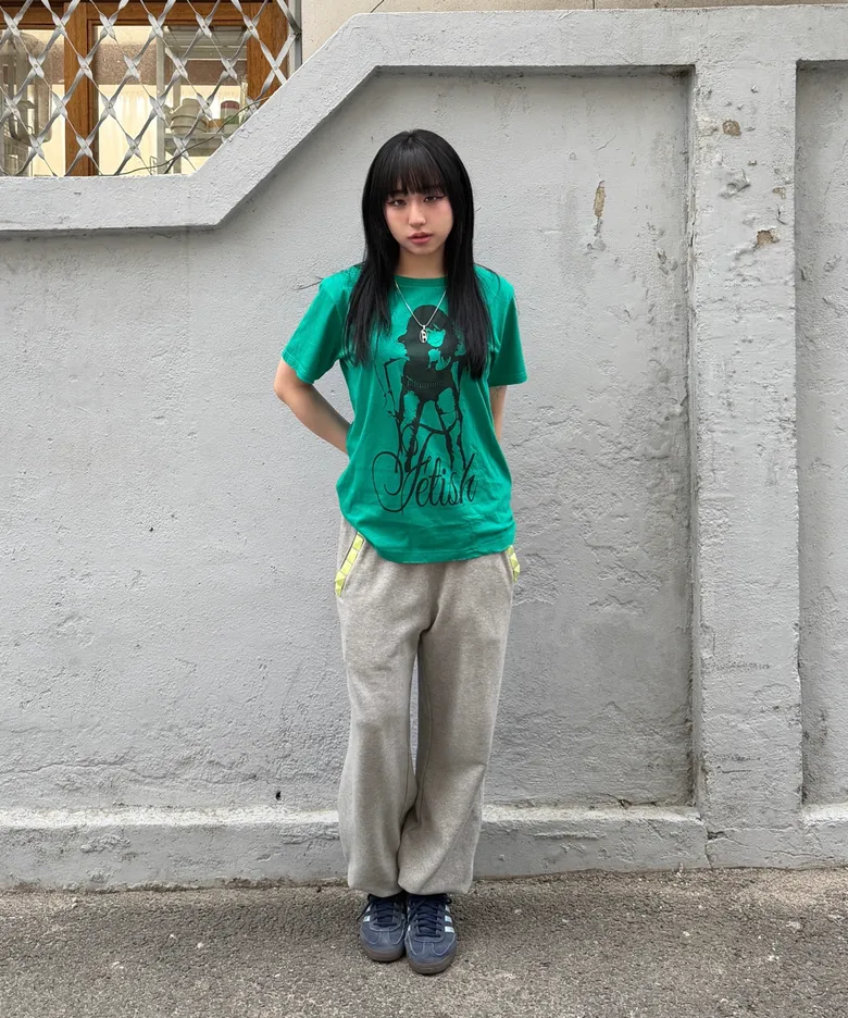 Distressed Muse Tee Turquoise – SCULPTOR JAPAN