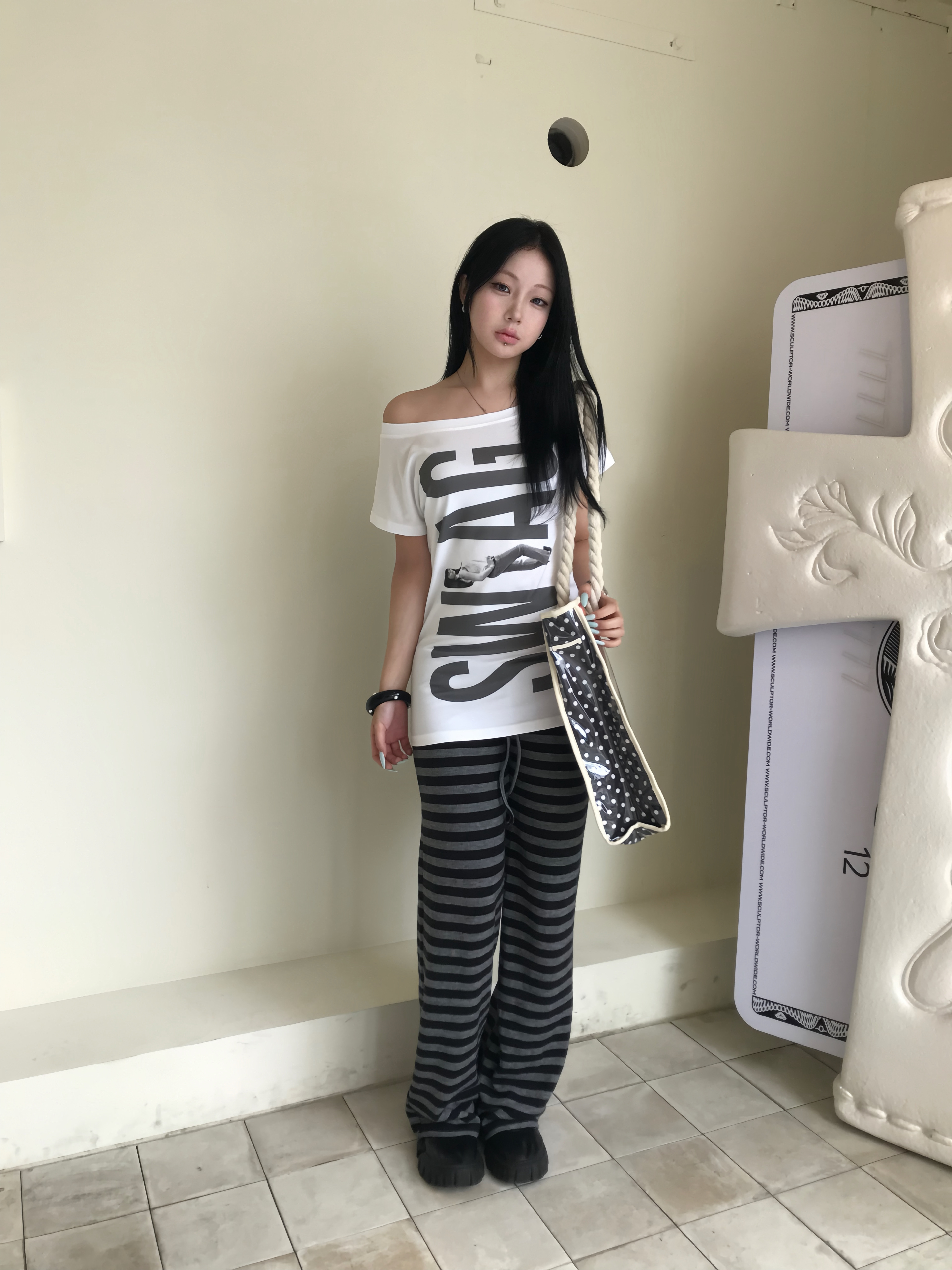 Swag Long Tee White – SCULPTOR JAPAN