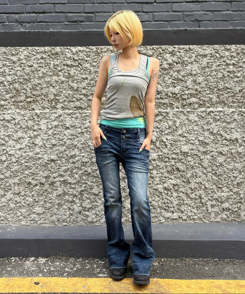 Sweet Kitty Tank Top Mint – SCULPTOR JAPAN